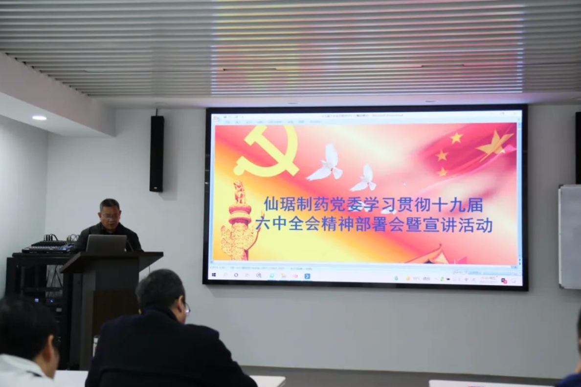 bm11222宝马娱乐网站制药召开学习贯彻党的十九届六中全会精神安排会暨宣讲运动-bm11222宝马娱乐网站-新闻动态